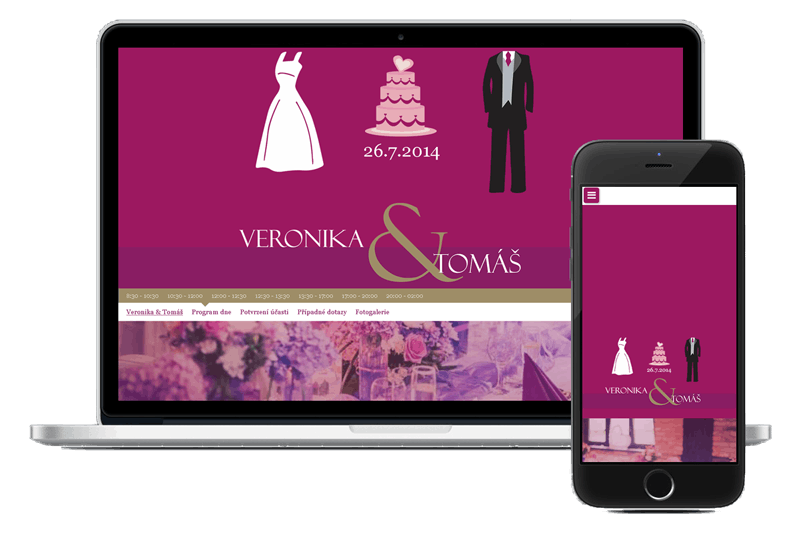 Svatební web